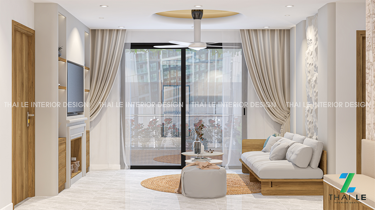 Thiết kế nội thất căn hộ The Antonia Q7 - 106m2